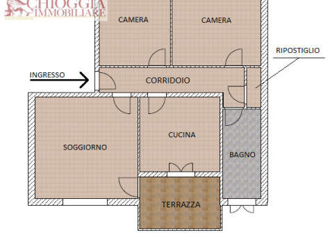 RIF.649 – BORGO SAN GIOVANNI, APPARTAMENTO CON GARAGE IN PALAZZINA RISTRUTTURATA