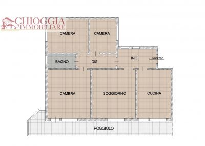 RIF.161 - SOTTOMARINA CENTRO, V.LE MILANO, APPARTAMENTO CON TRE CAMERE.