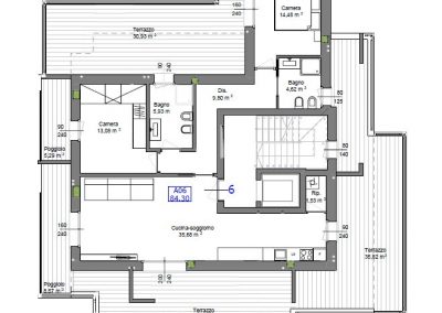 RIF.315-3 - SOTTOMARINA CENTRO, APPARTAMENTO DI NUOVA COSTRUZIONE CON AMPI TERRAZZI